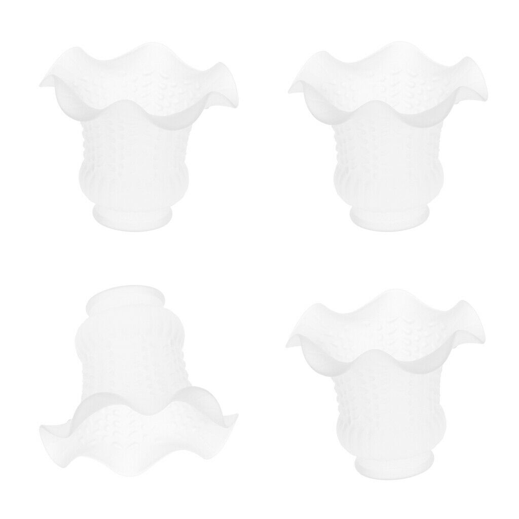 Set of 4 Replacement Glass Covers for Wall Lights And Ceiling Fans