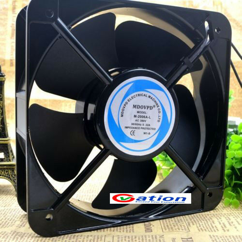 For MDOVPD M-2006A-L Large air volume cooling fan380VAC 0.32A 200X200X60mm 2wire