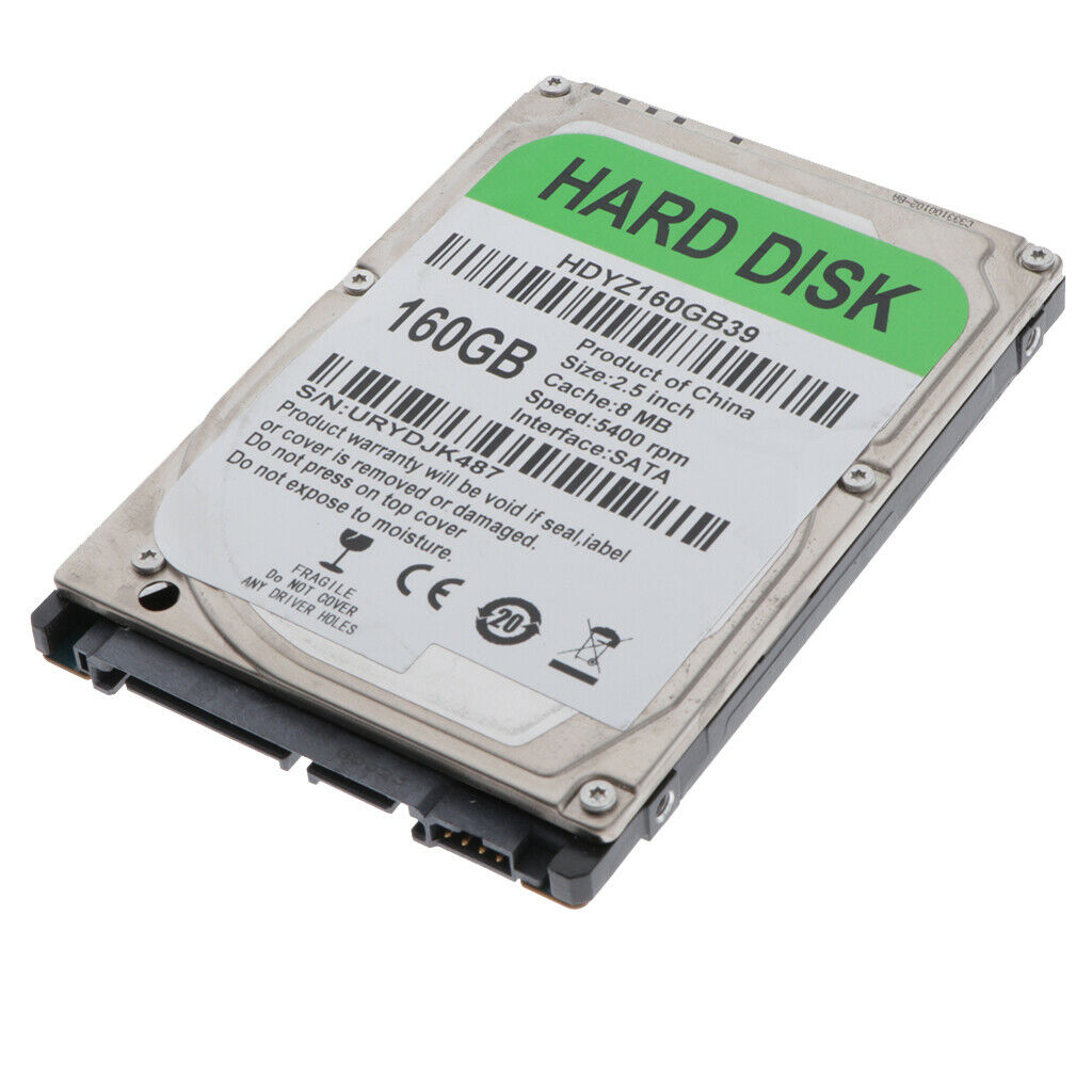 Inch Internal Hard Drive Disk HDRD DISK SATA 8MB 5400RPM for Desktop 160GB