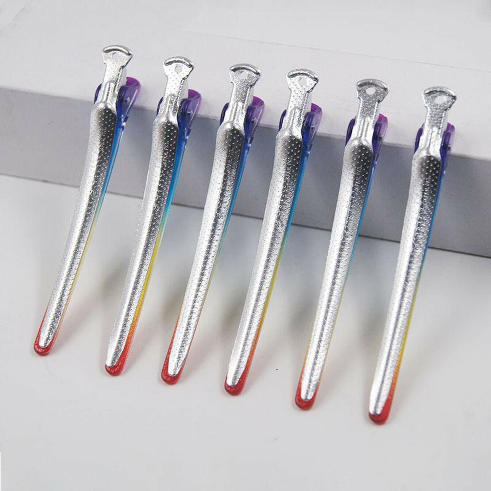 4PCS Salon Duck Bill Alligator Clips Partition Hair Clips Clamps Hairpin New