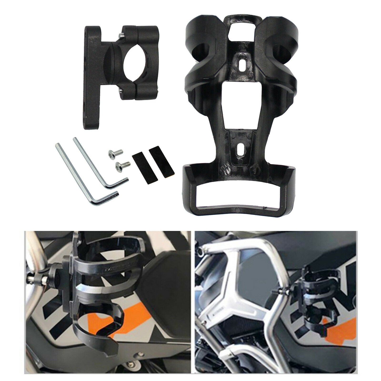 Motorcycle Drink Holder Support Motorbike Water Bottle Cup Stand Adapter