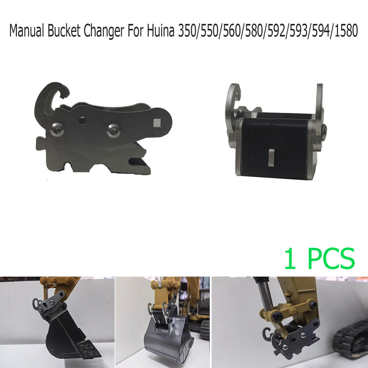 Excavator Metal Manual Bucket Changer for Huina 350 550 560 580 592 593 594 1580