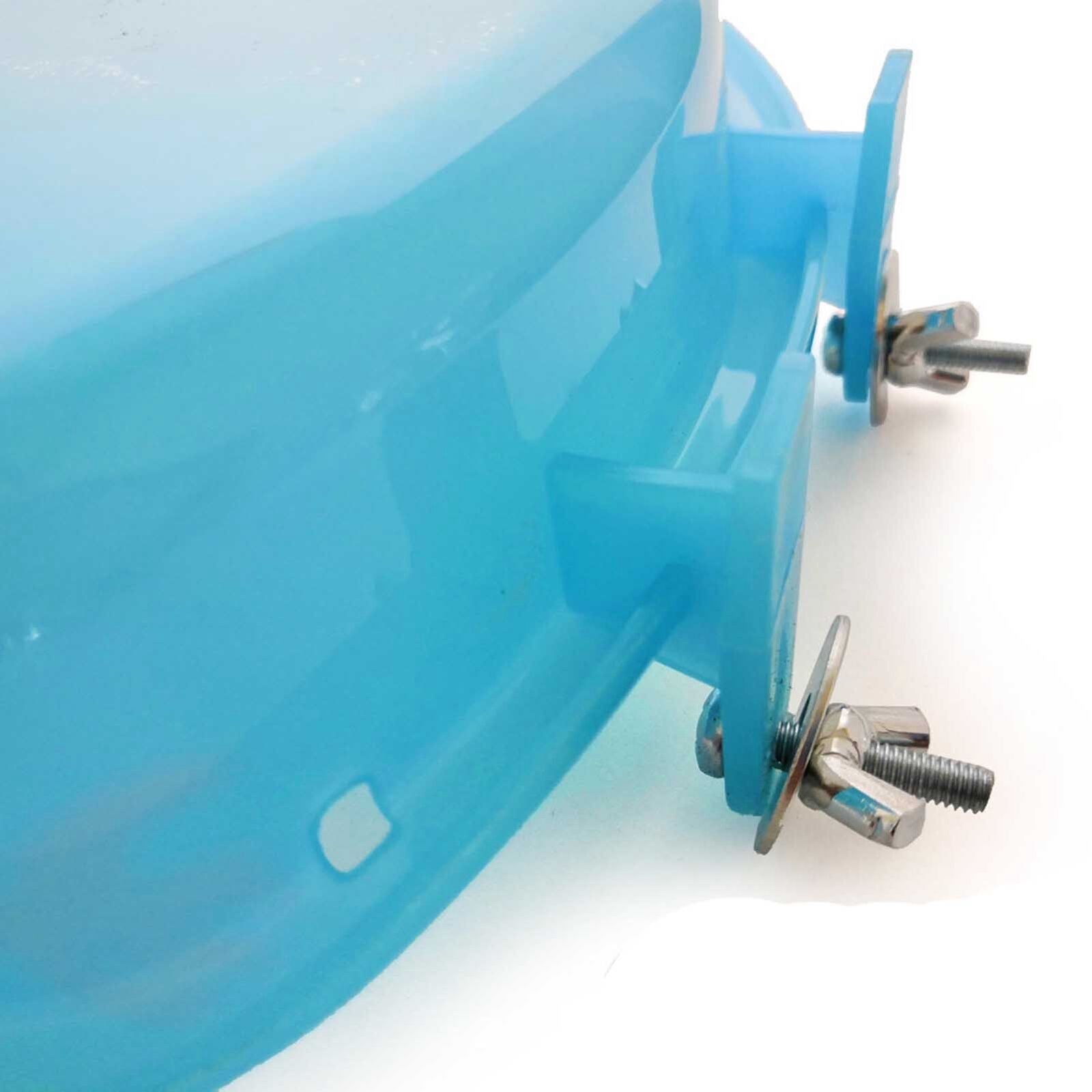 Bird Bath Tub for Cockatiel Finch Lovebird Dove Parrot Cage Hanging Water Bowl