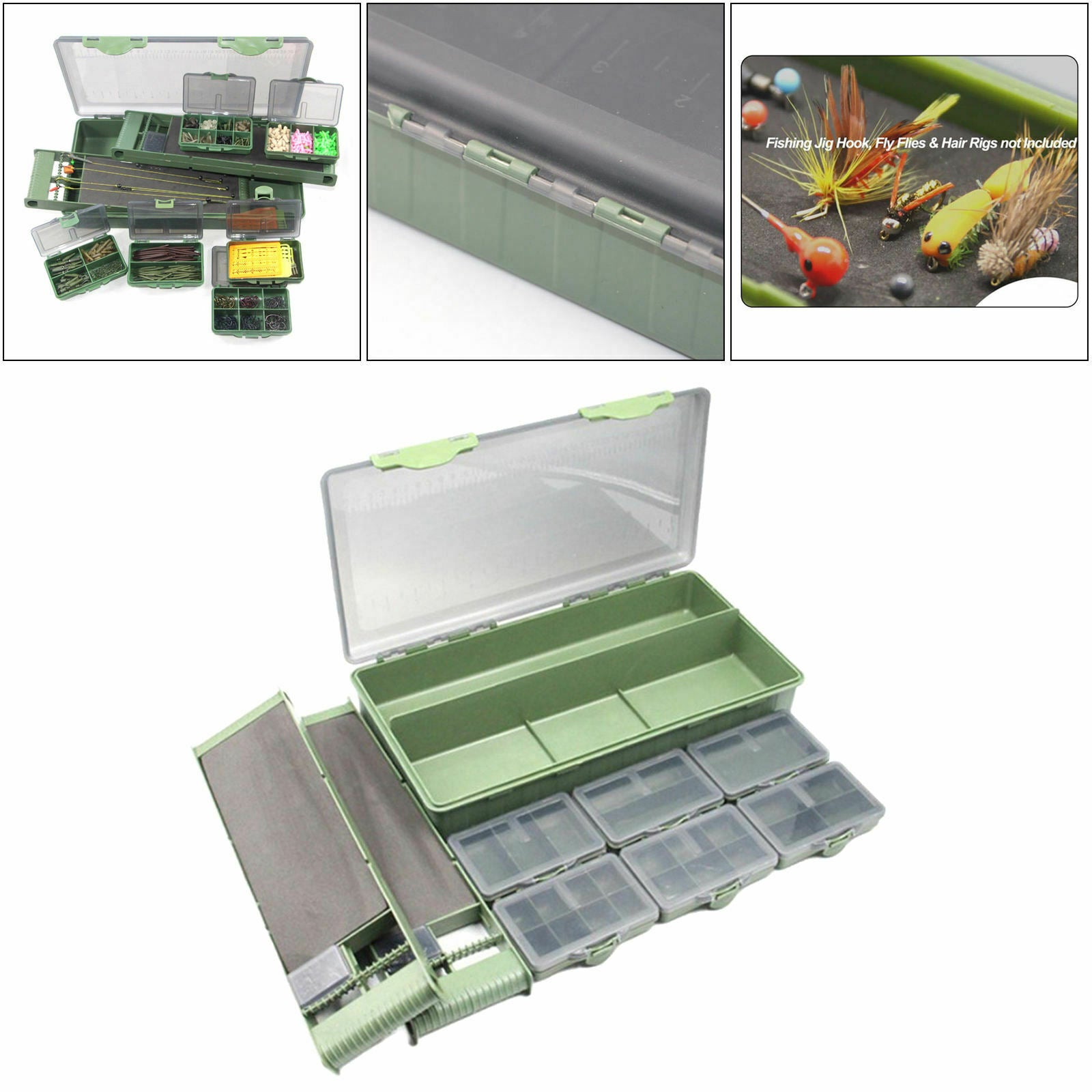 Carp Fishing Tackle Terminal Tackle Box for Weighs  Baiting Needle