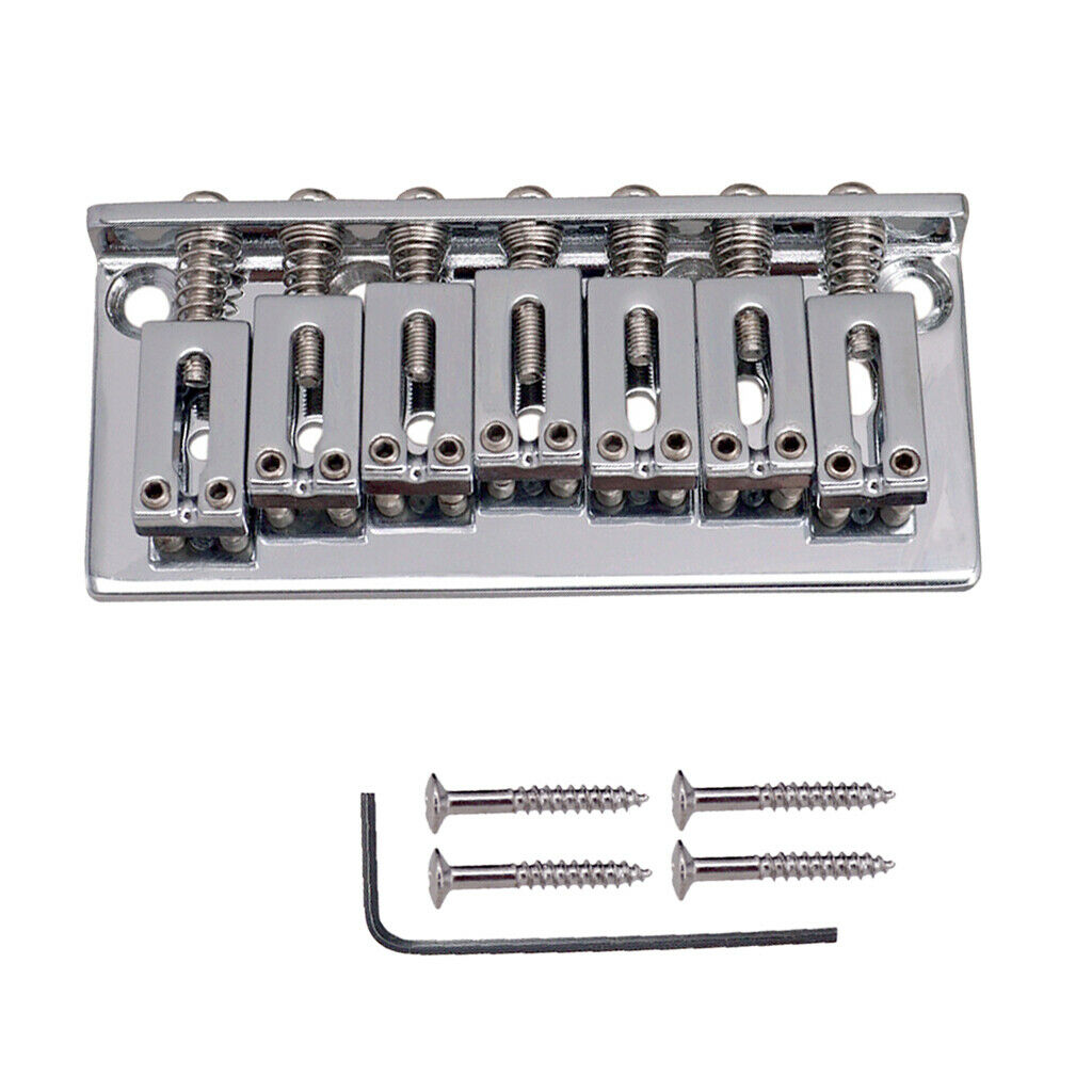 7 String Fixed Type Bridge with Wrench Screws for Electric Guitar