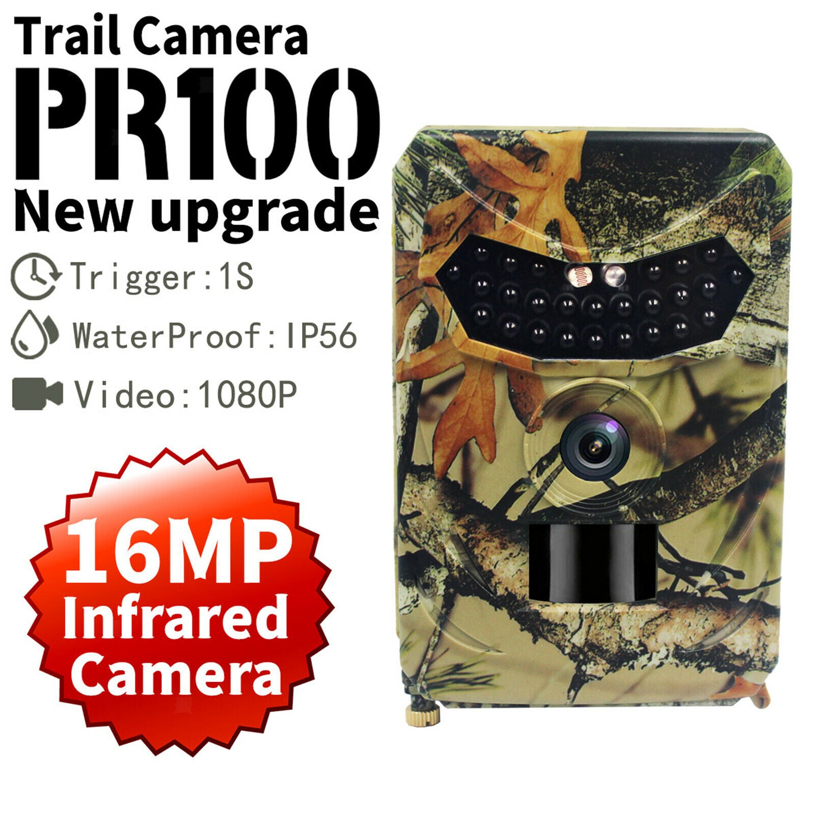 Mini Wildlife Camera Trail Camera Motion IP56 Waterproof Scouting Outdoor