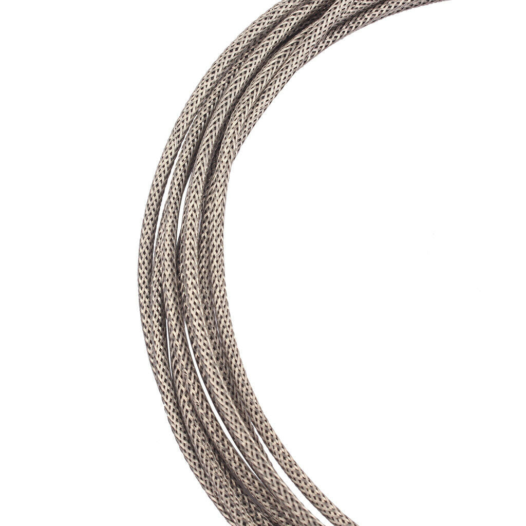 2Pc Guitar Wire Single Core Braided Shielded 22 Awg 300cm for Pickups & Pots