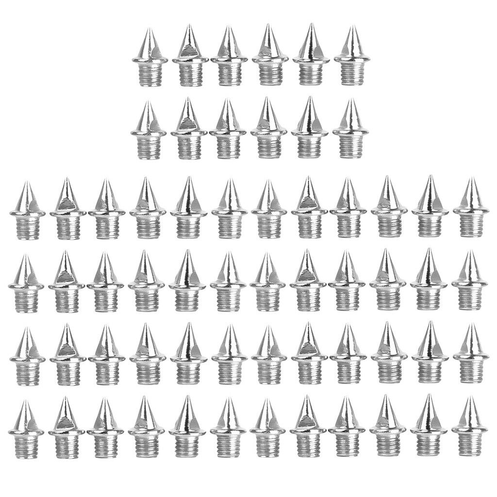 60pcs Replacement Nails Athletic Replacement Running Spikes for Athletics 7mm