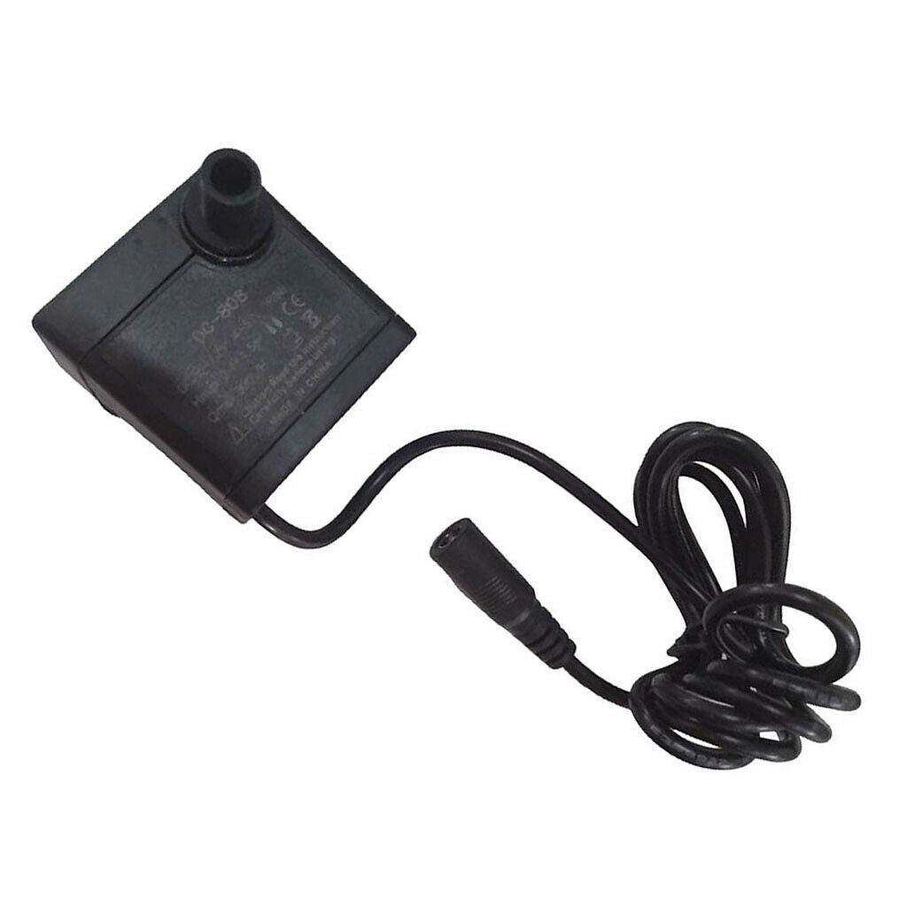 Submersible Water Pump (500L/H, 5W), Ultra Quiet Water Pump with 146cm Power