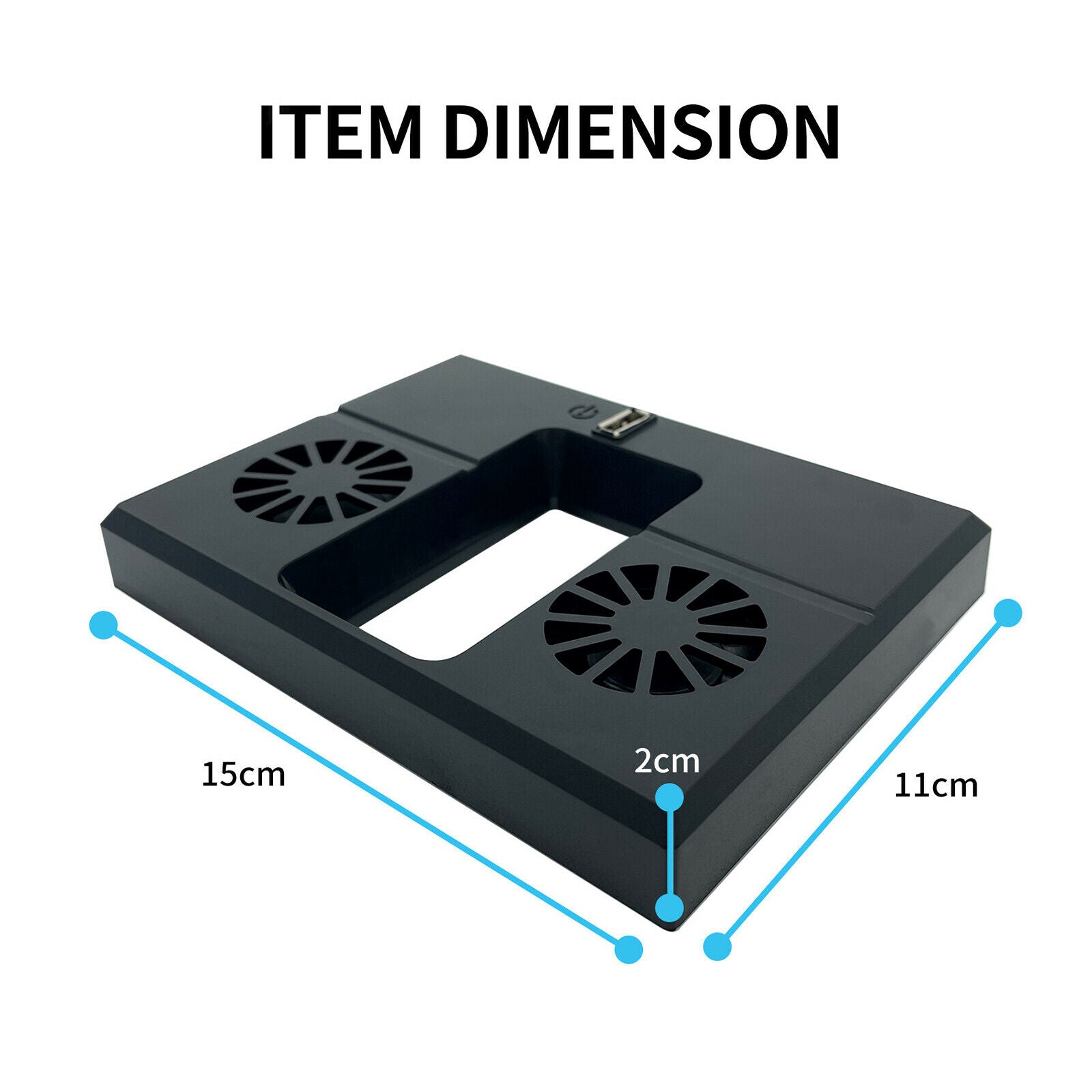 Cooling Fan Vertical Stand Dock External USB for xbox Series x Game Console