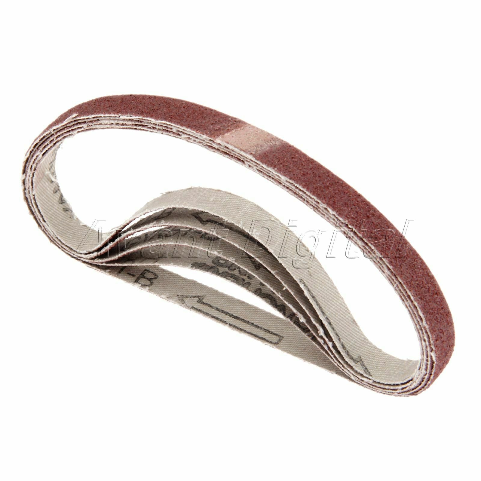80# Grit Sanding Abrasive Belts Sander Sharpening Polishing Grinding Tool 5pcs