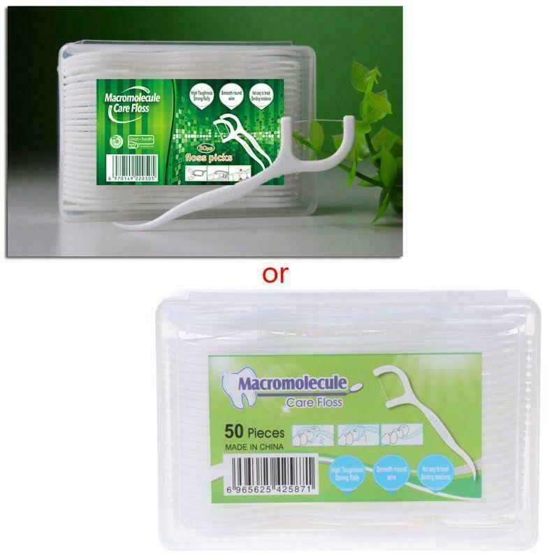 50X Dental Floss Flosser Picks Teeth Toothpicks Stick Tooth Clean Oral Care