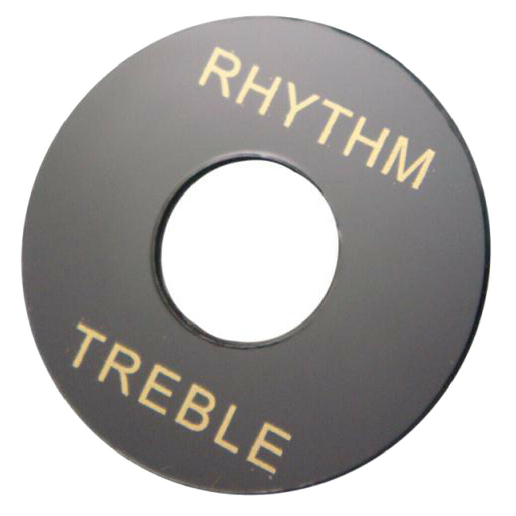 Rhythm Treble Ring Cover Pickup Selector Switch Plate Set for EPI Les Pauls
