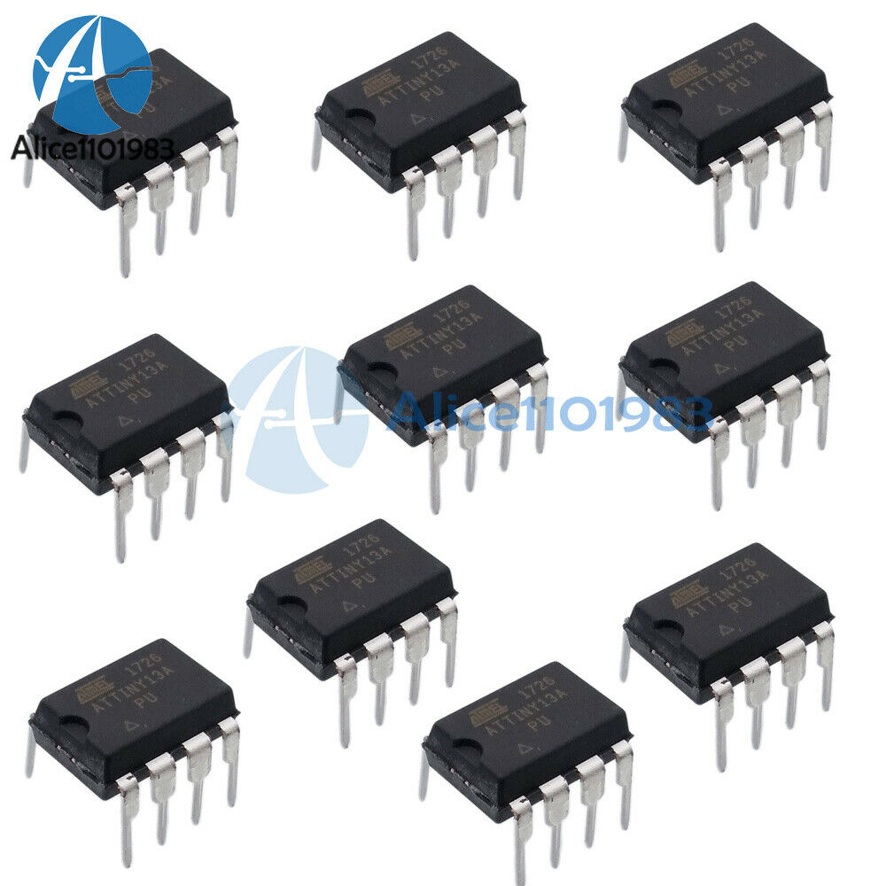 10Pcs ATTINY13A-PU ATTINY13 ATTINY13 Microcontroller IC New