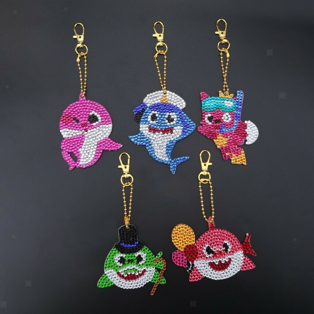5pcs Special Drill Diamond Painting Acrylic Plate for Bags Backpack Pendant