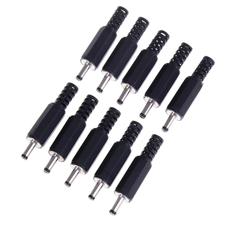 2Pcs dc male power plug jack 1.35mm x 3.5mm  connector for laptop DEAU