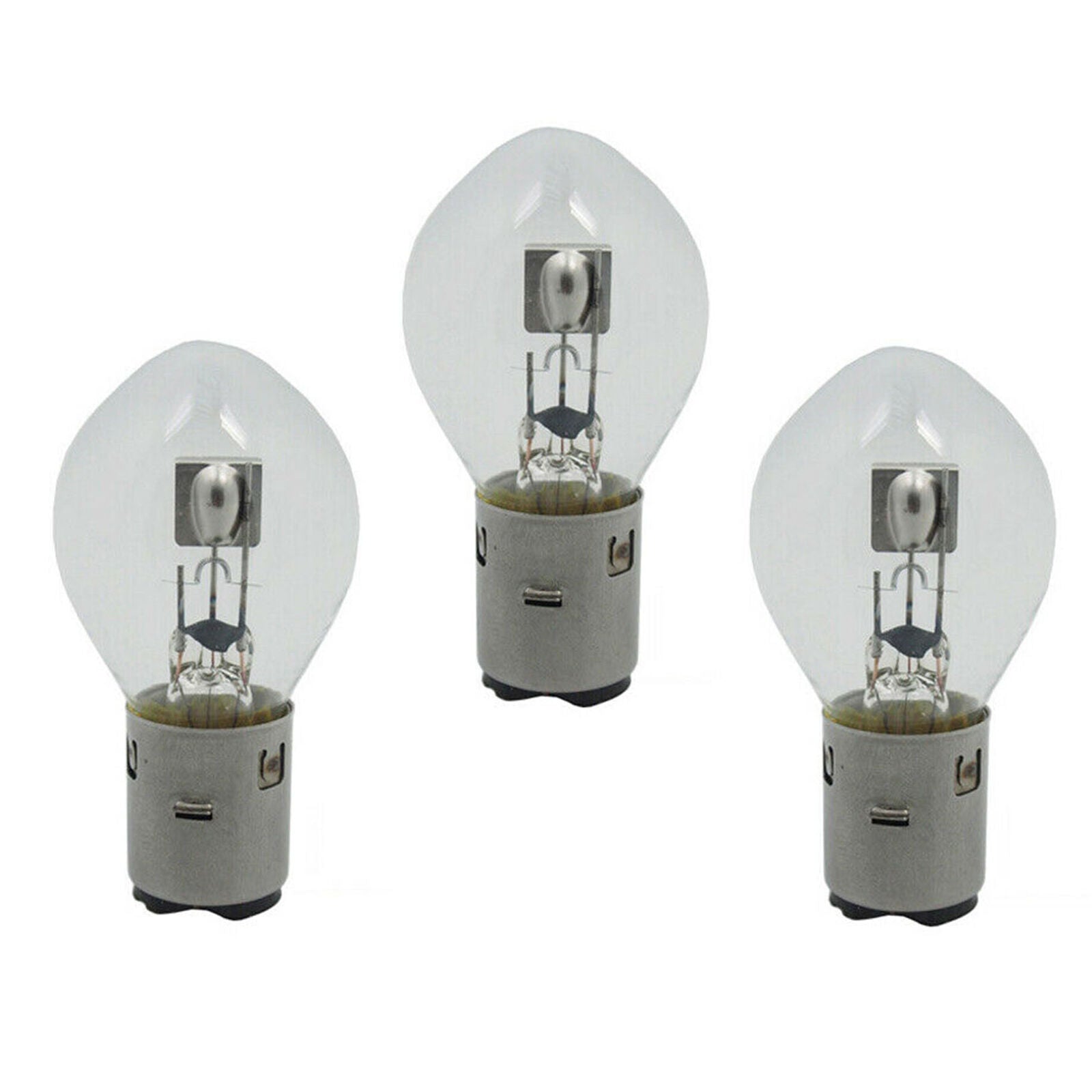 BA20D S2 12V 35/35W Motorcycle Headlight Lamp Light Halogen Bulb Clear