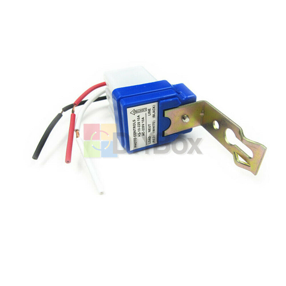 Automatic Street Light Lighting Switch Electric Auto Operated Control 10A AC220V