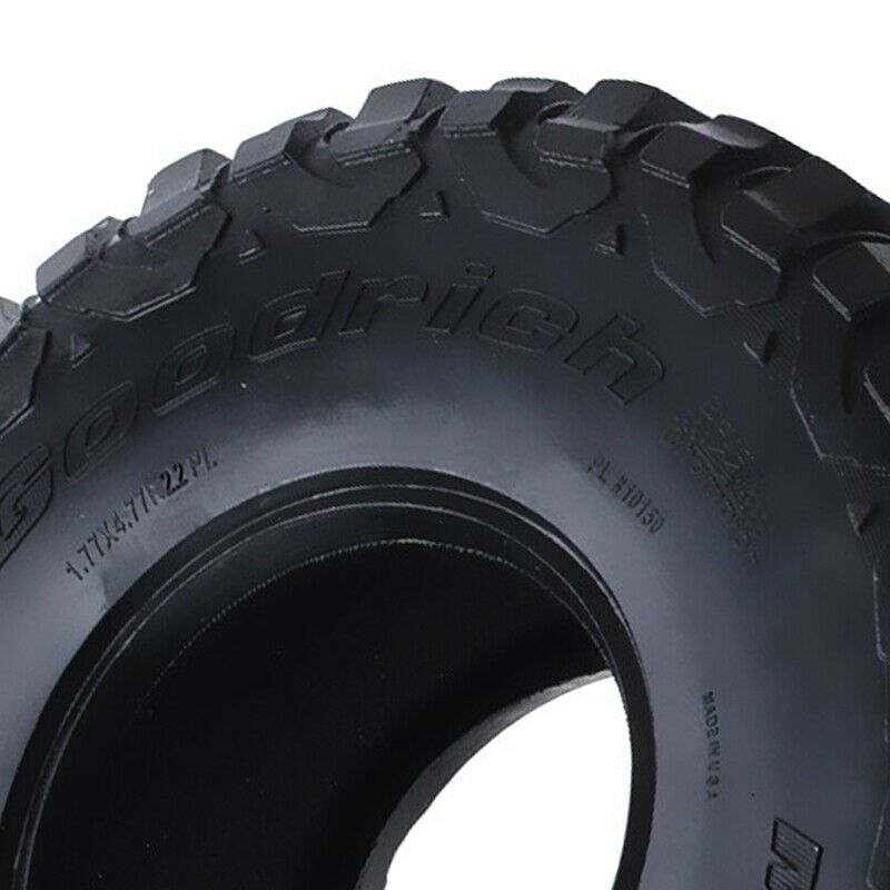 4PCS 120mm 2.2 Mud Grappler Rubber Tyre Wheel Tires for 1/10 RC Cler Traxxas 4G5
