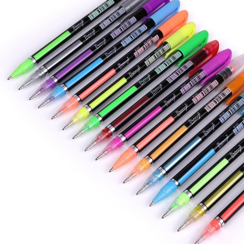 48 Colors Gel Pen Glitter Paint Pen Drawing Paint Marker