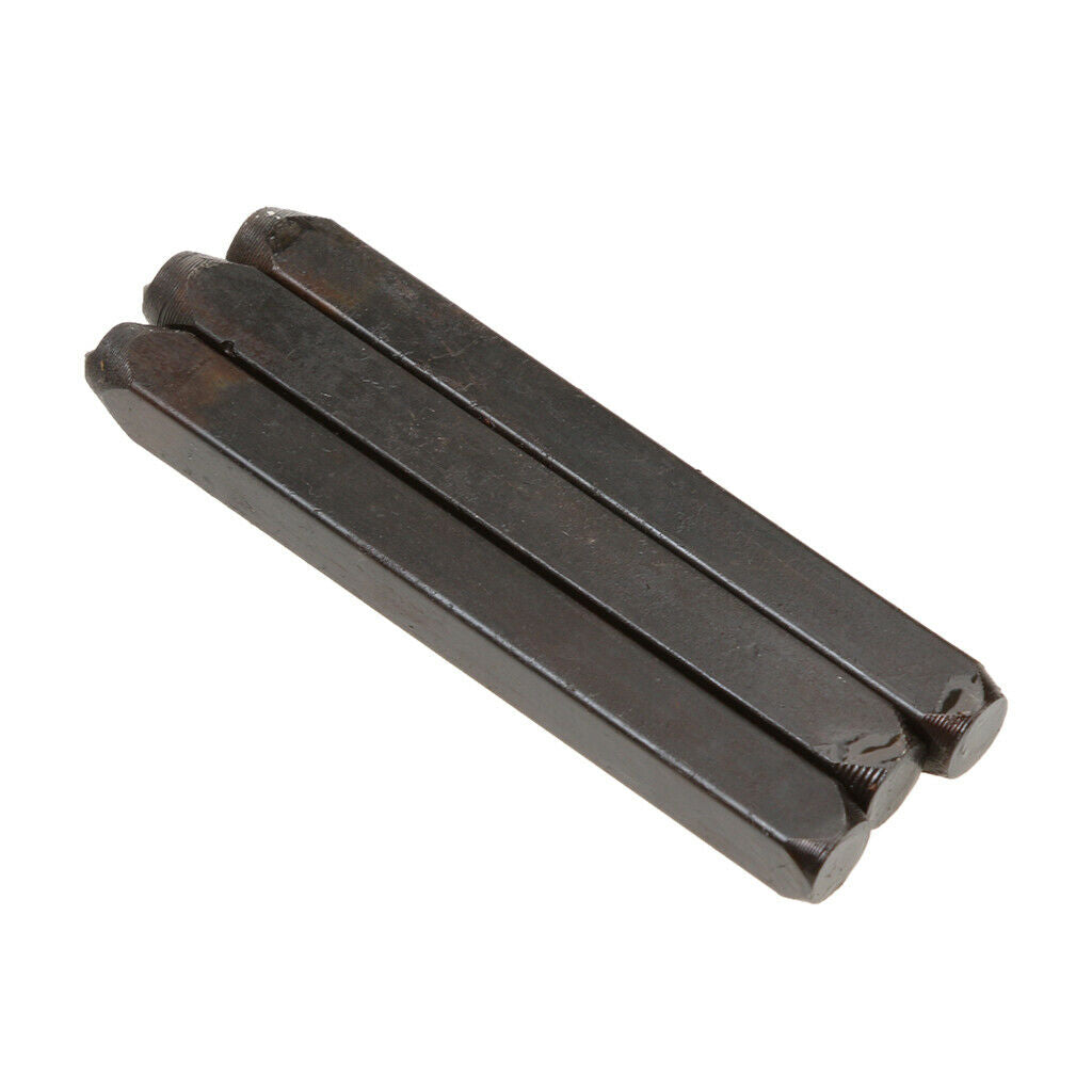36pc Steel Punch Alphabet 3mm 1/8" Letter Number Stamp Metal Leather Craft