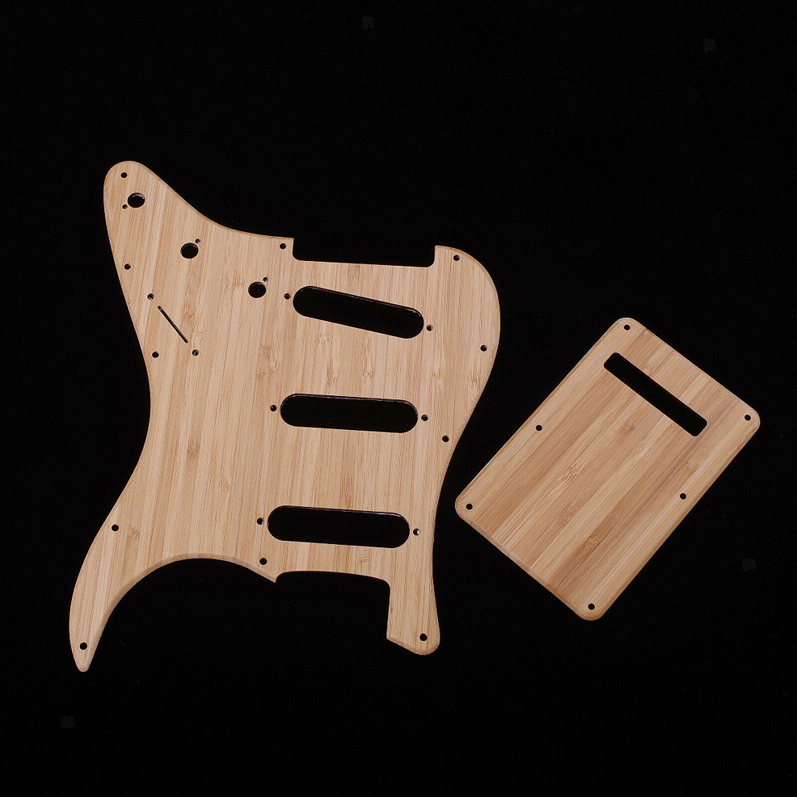 Guitar Pickguard for Electric Guitar Parts SSS 1 Ply Bamboo Modern Style
