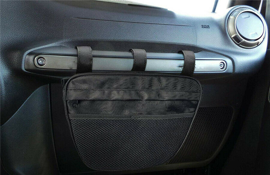Passenger Grab Handle Storage Bag For Jeep Wrangler Handles Phone  Sunglasses