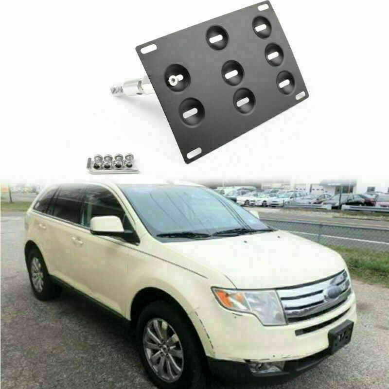 Car Tow Hook License Plate Relocate Mounting Bracket Holder Fit For Ford CN
