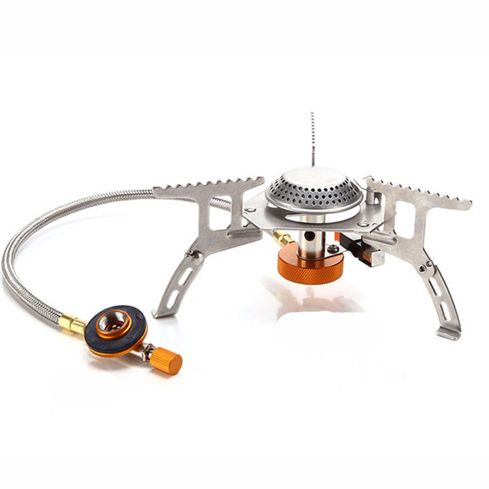 3500W Portable Outdoor Picnic Gas Burner Foldable Camping Mini Steel Stove +Case