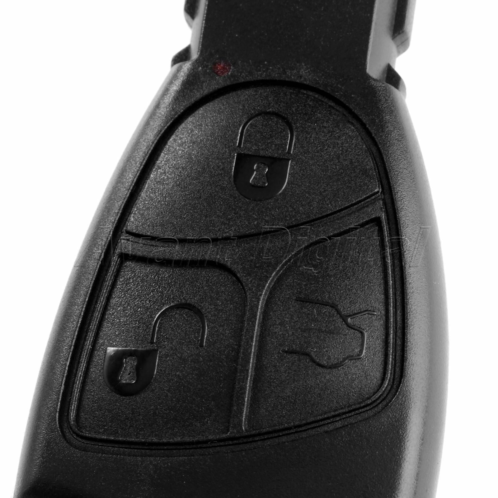 Remote Smart Insert Key Fob Case 3Button Shell for 1993-2009 Mercedes Benz ML350