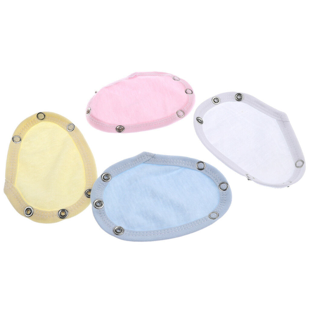 Baby Vest / Bodysuit Extender Adjustable Length 100% Cotton 4Pcs