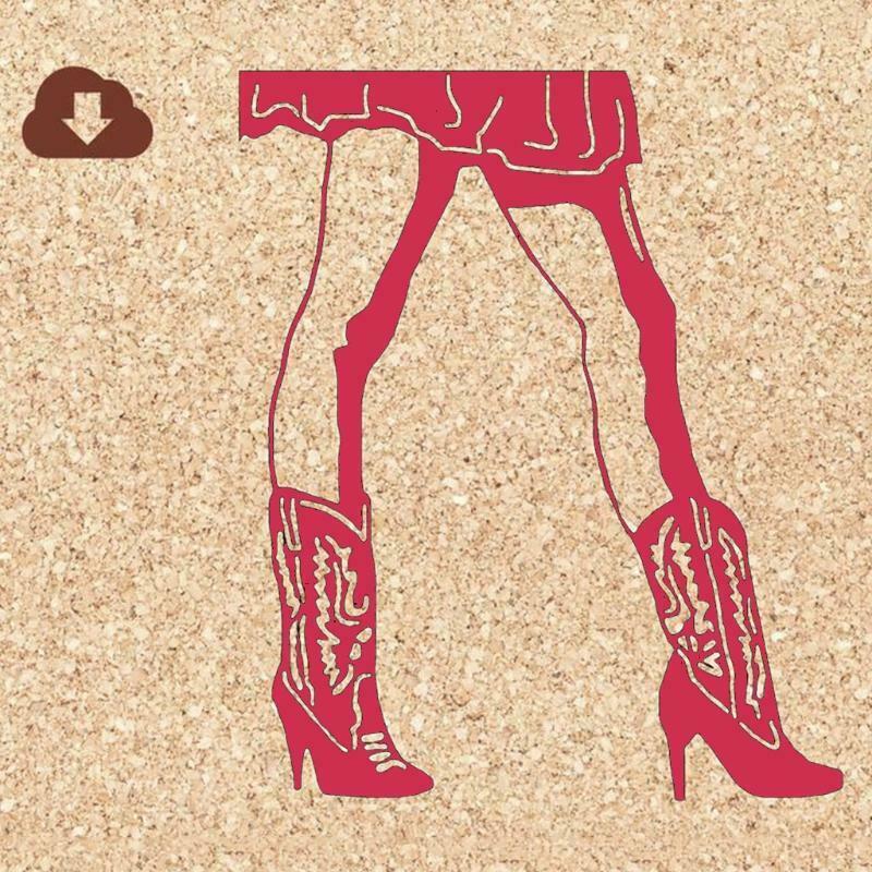 Sexy Legs Metal Cutting Dies Stencil DIY Scrapbooking Album Paper Card Template
