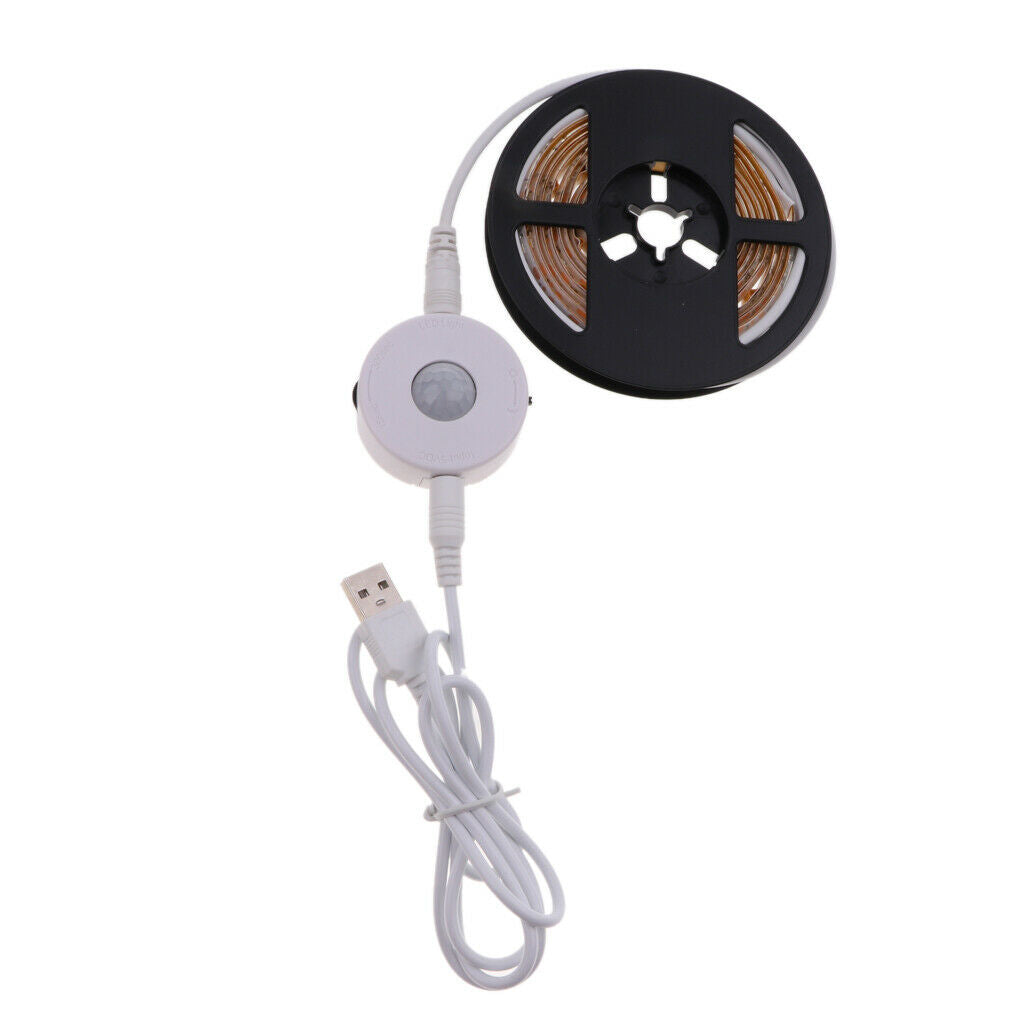 LED Strip with Motion Sensor Closet Light for Bedroom White Light 1.5m
