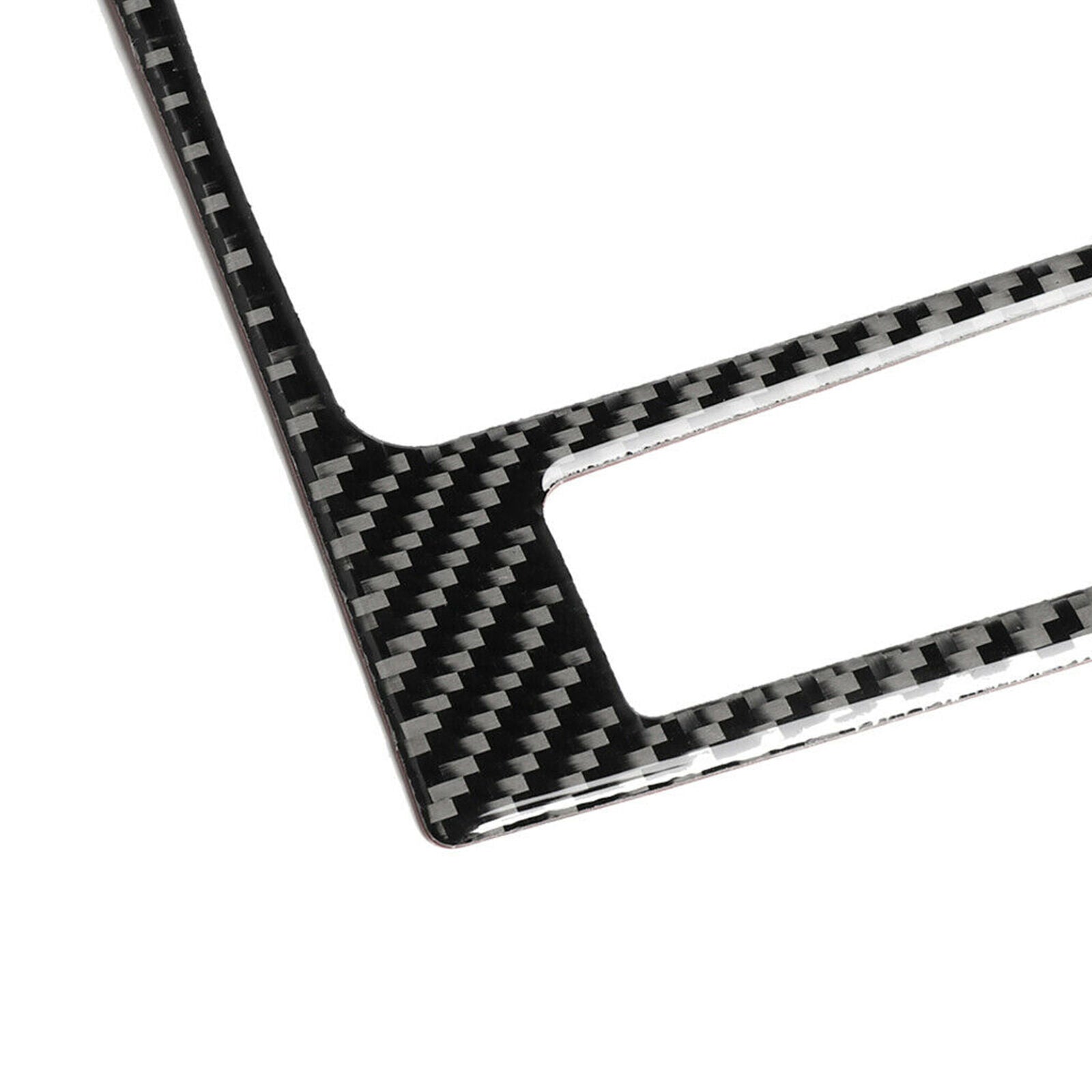 Carbon Fiber Shift Interior Gear Cover Panel Trim Fit For Mazda 3 Axela 2017-18