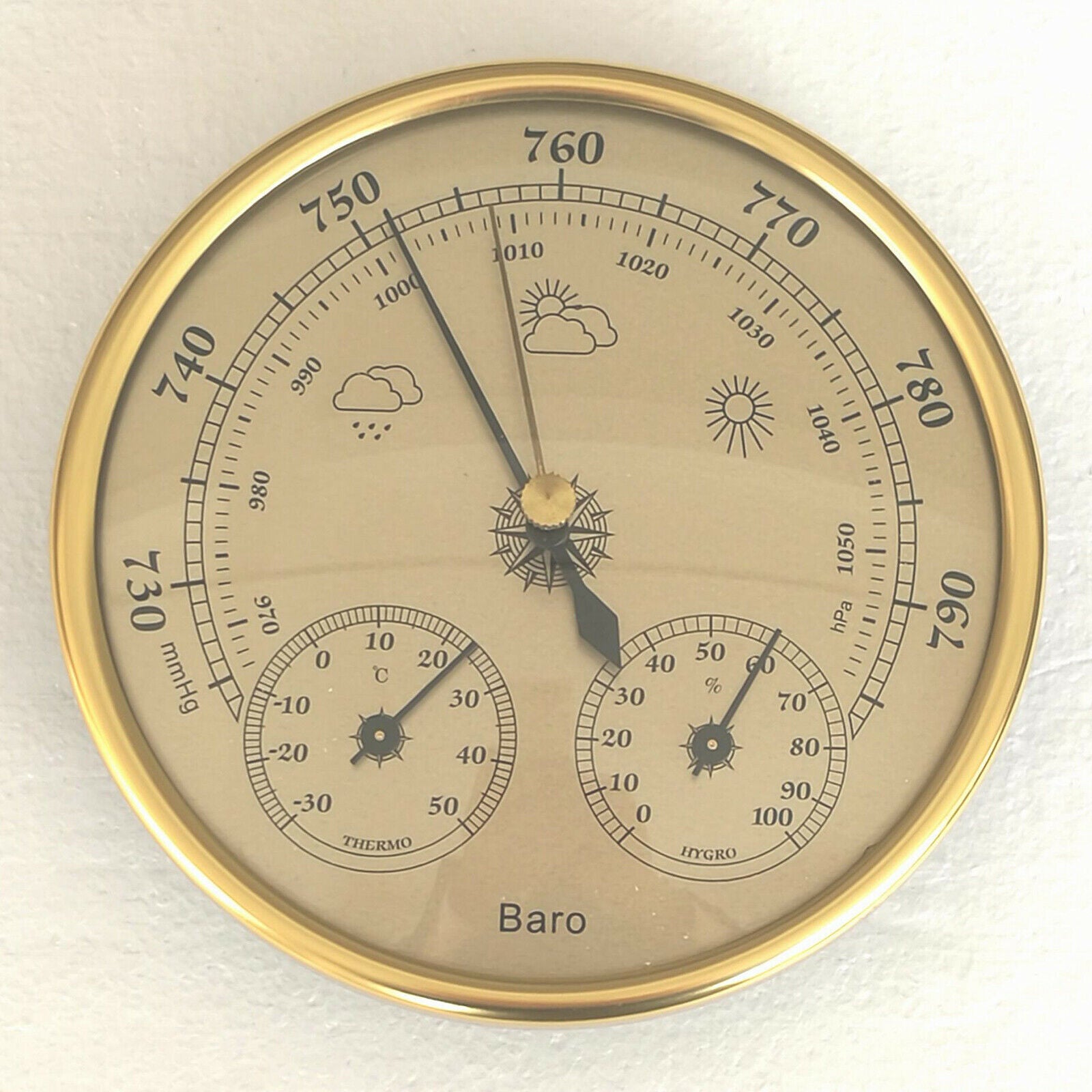 Barometer Thermometer Hygrometer Weather Station Barometric Pressure Temperature