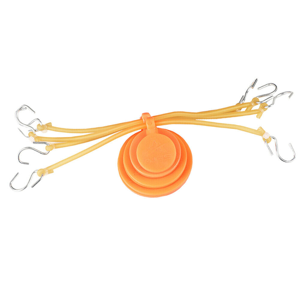 4 Packs Orange Slingshot Target Aim Hunting Practicing Aids Trainer Equip