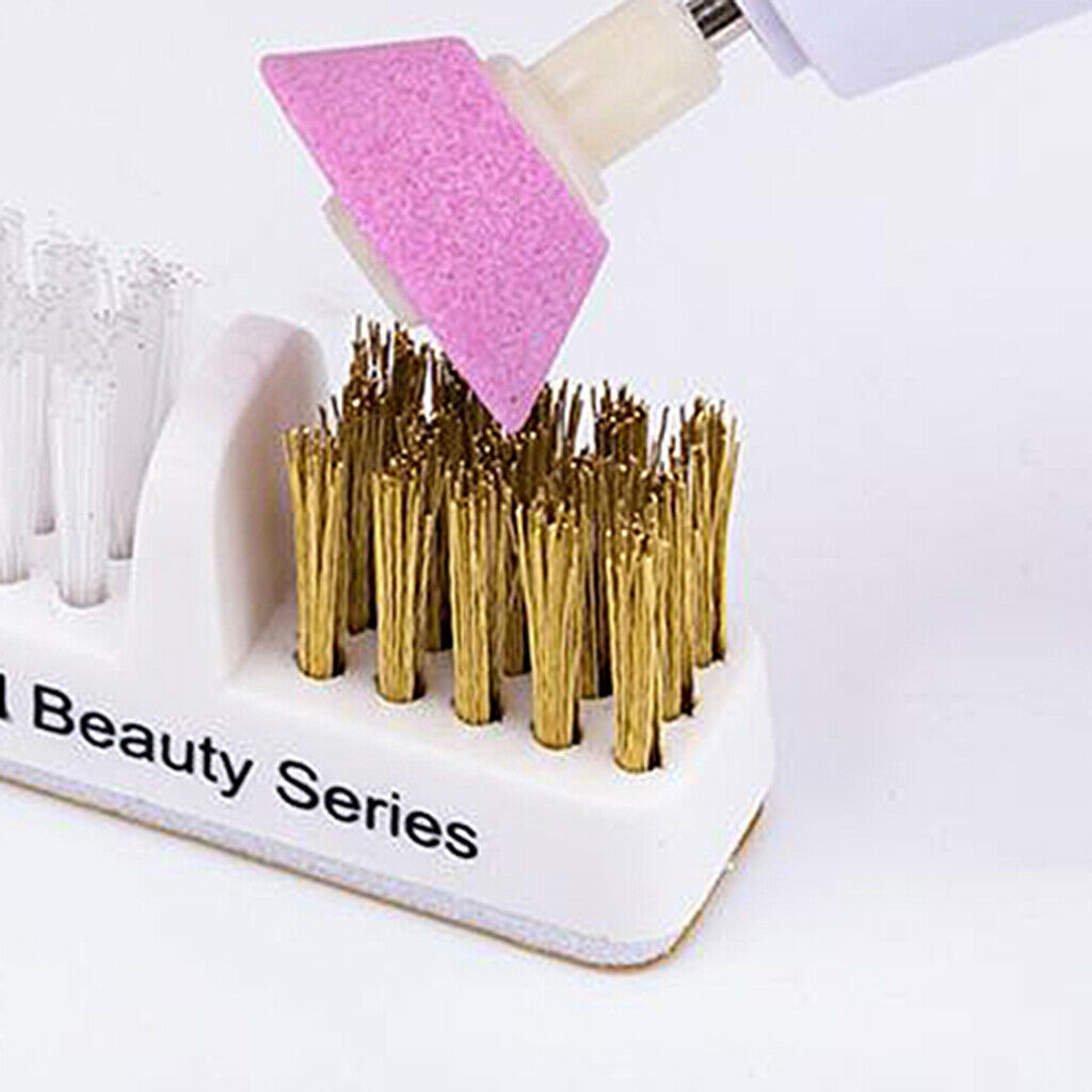 Mini Drill Bits Cleaning Brush for Nail Drill Bit Beauty Polishing Nails