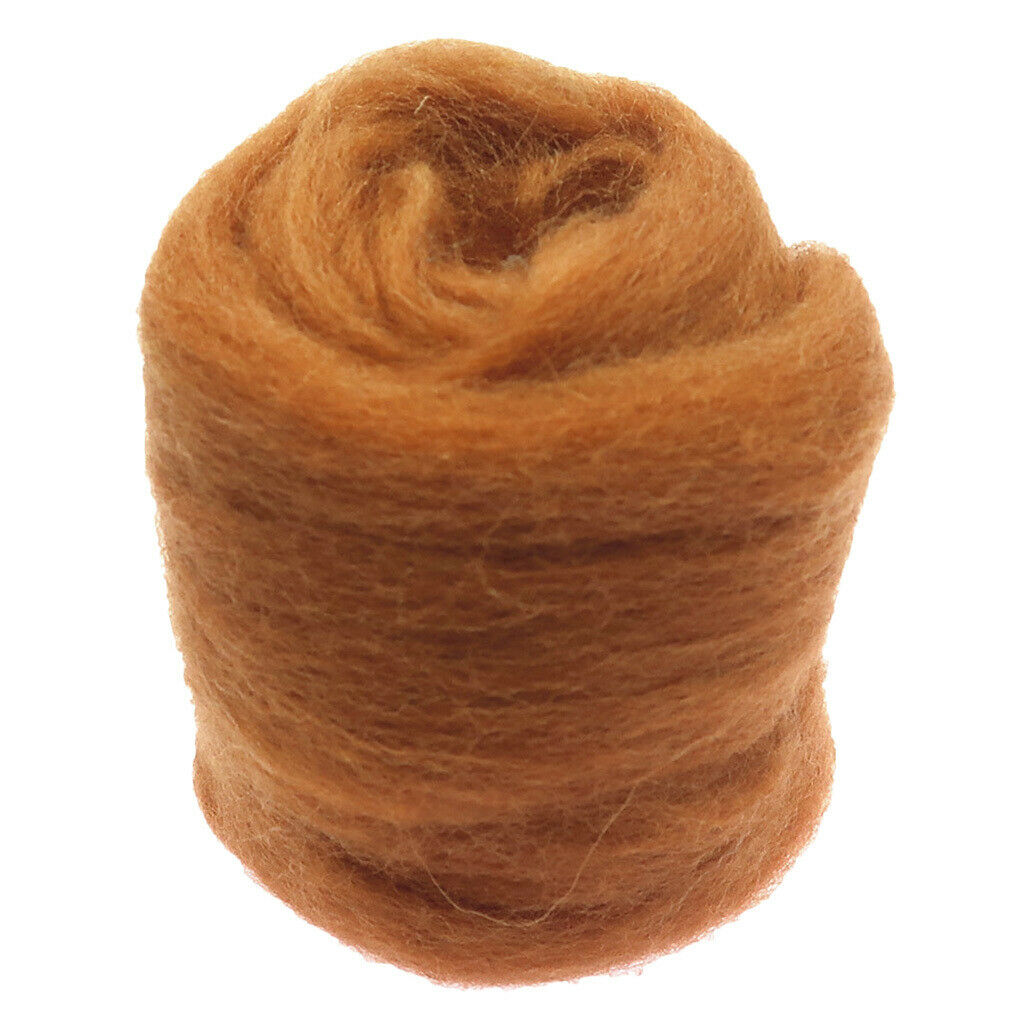 2Pcs Wool Roving/Tops, Mixed 2 Colors for Wet Felting/Needle Felting, Hand