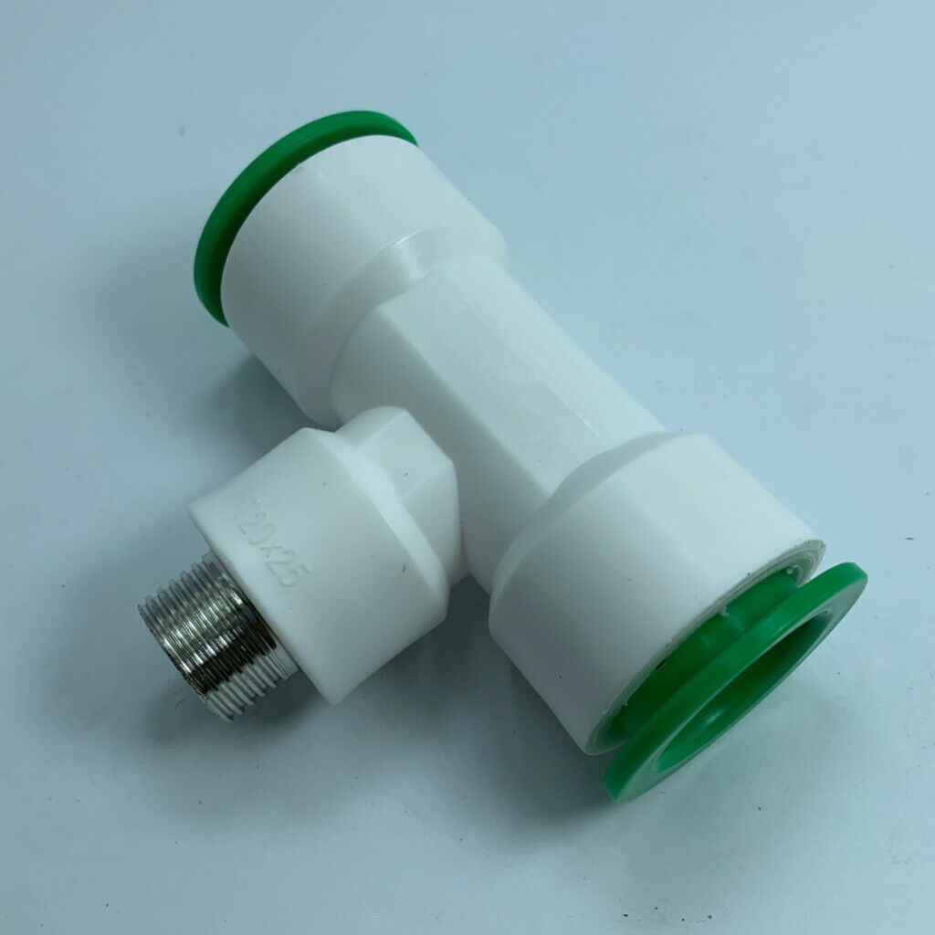 1/2" 25mm PPR Tube Fittings Quick Connector Tee Adapter Water Pipe Parts