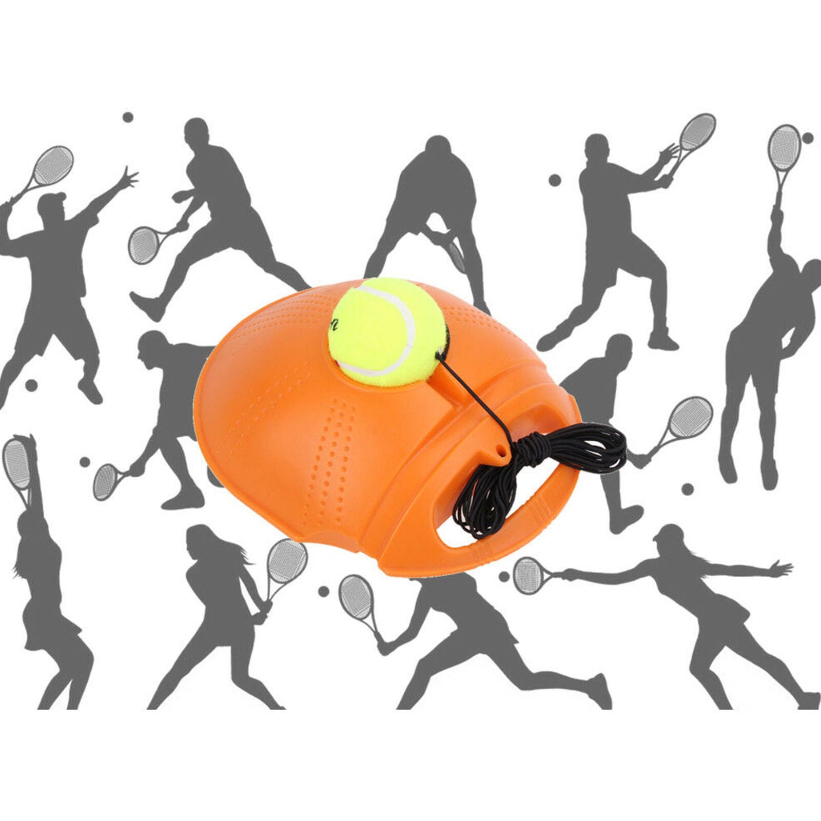 Pro Tennis Training Tools Exercise Ball Rebound Ball Trainer Practice Back Base!