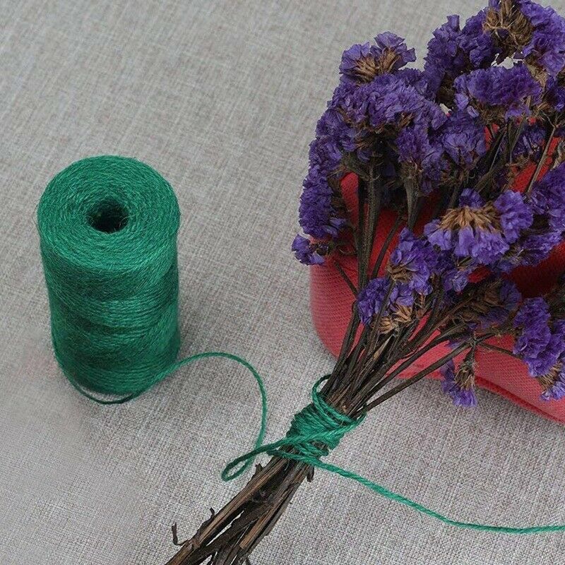 3 Roll Jute Twine Cord Natural Jute St Rope Gift Packing St Decor DIY Home RF3V4
