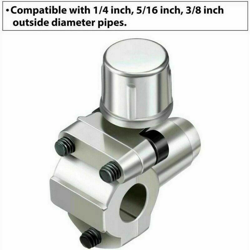 1* BPV31 Bullet Piercing Tap Valve Set For Home Use Refrigerator Pressure Gauge