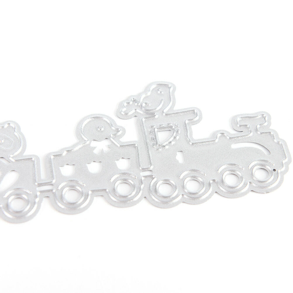 Train Metal DIY Cutting Dies Stencil Scrapbook Album Paper Card Emboss Cra.l8