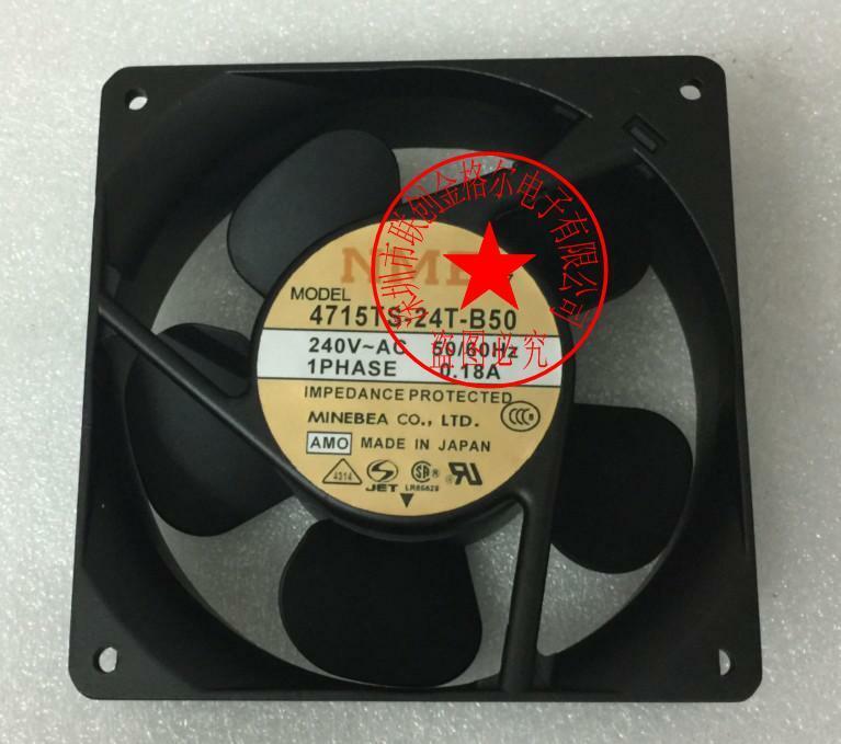 For 4715TS-24T-B50-AMO AM0 AC240V 0.18A  NMB aluminum frame AC fan