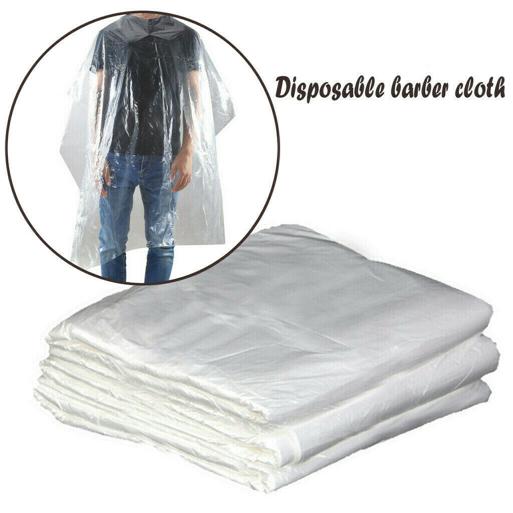 300 Waterproof Disposable Hair Cutting Capes Gown Hair Cut Cape Apron