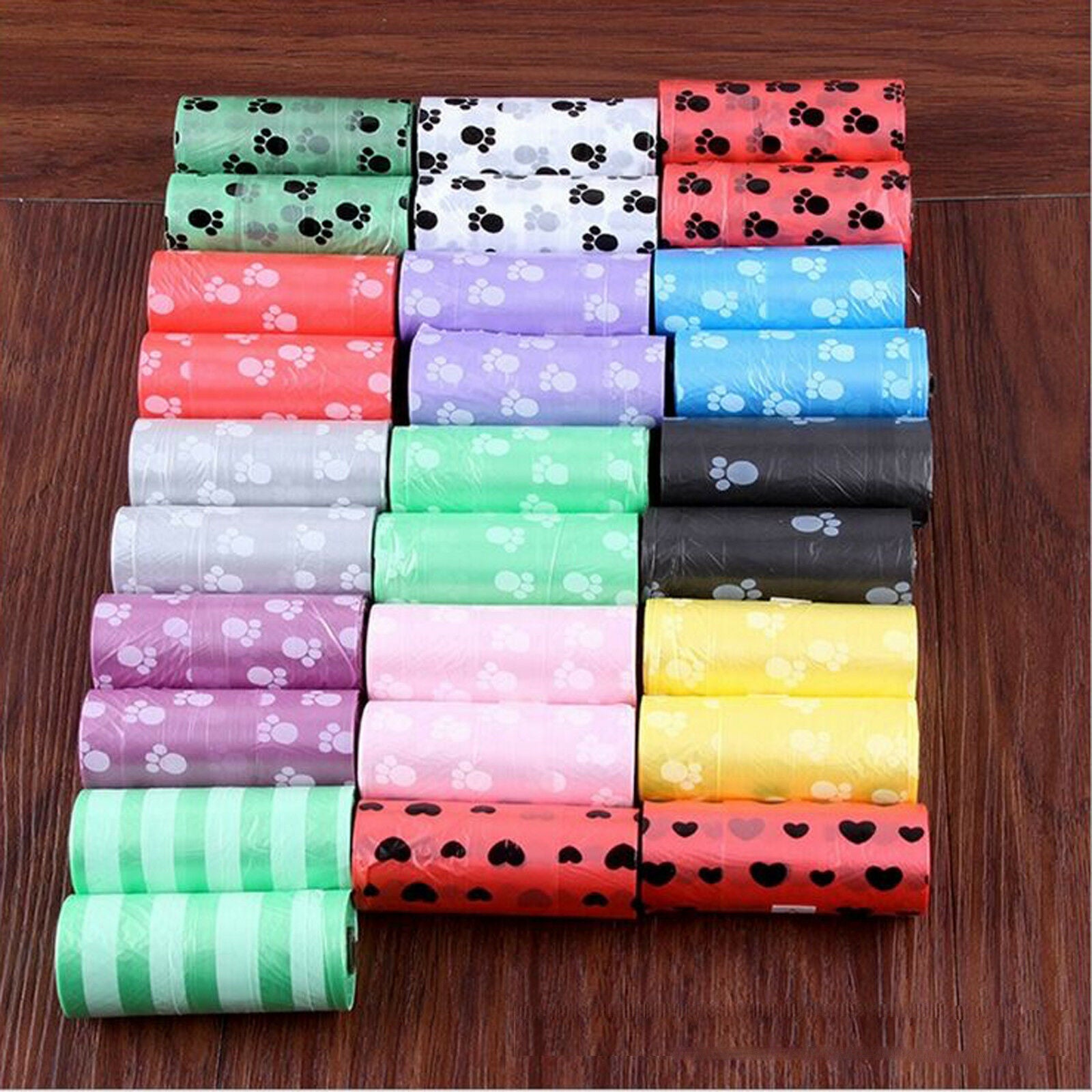 10Roll(150pcs) REFILL BAGS Pet Dog Cat Poo Poop Pooper Scooper Waste Bag Toilet