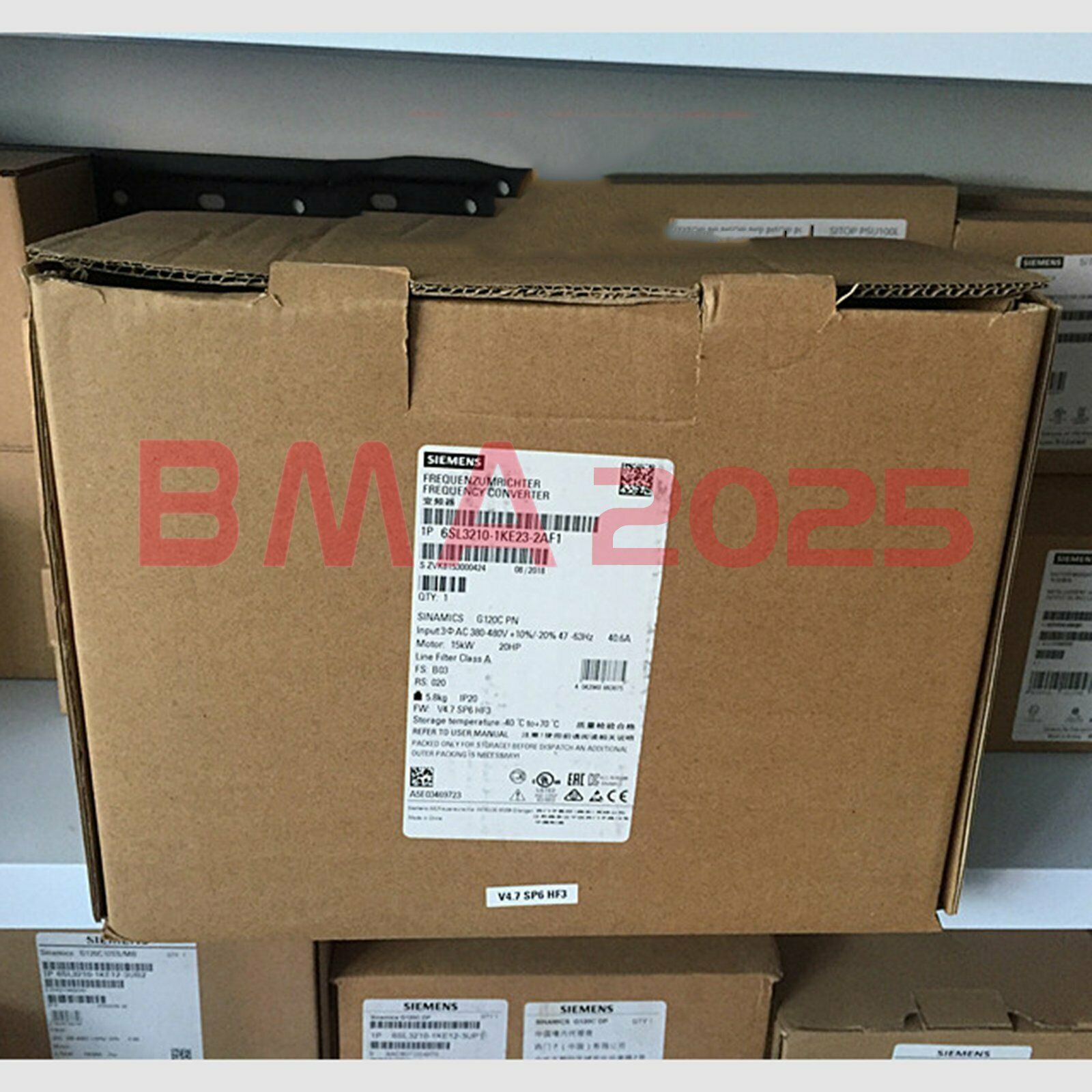 1PC New inverter 6SL3210-1KE23-2AF1 15kW 1year warranty DHL free Ship SM9T