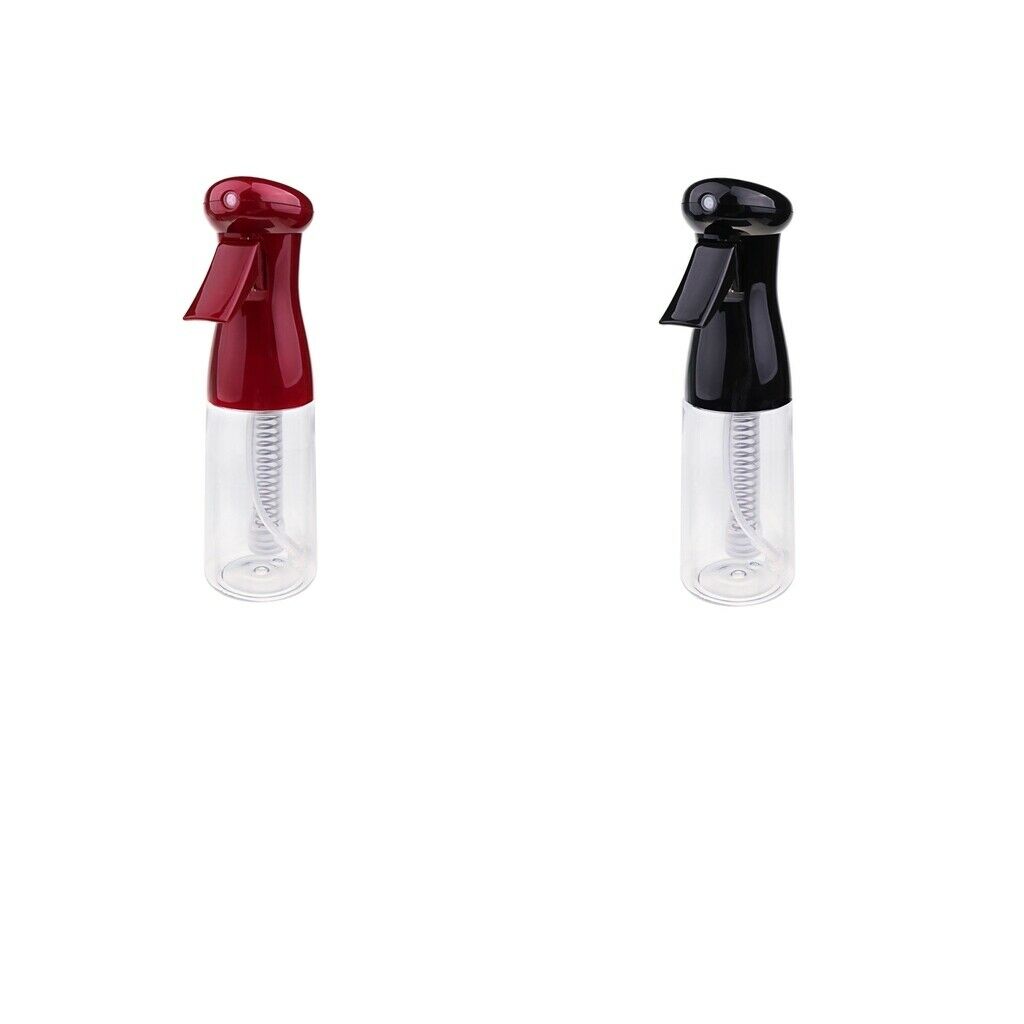 Set of 2 Empty Hair Mist Spray Bottle Water Sprayer for Hairstyling Misting