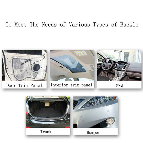 1000PCS Mixed Car Door Bumper Fenders Fastener Retainer Rivet Push Pin Clip Fine
