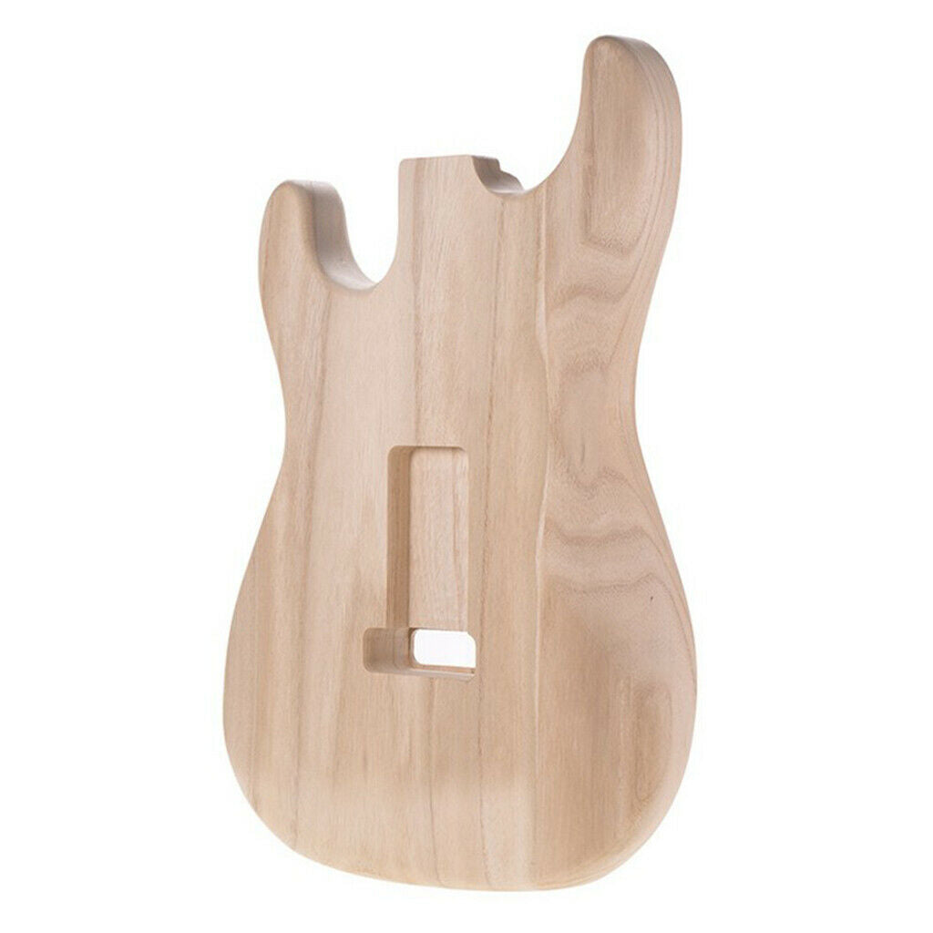 Unfinished guitar body, electric guitar body for ST electric guitar itself